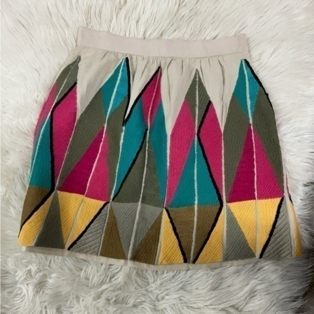 Mint Multicolored Skirt Size 4